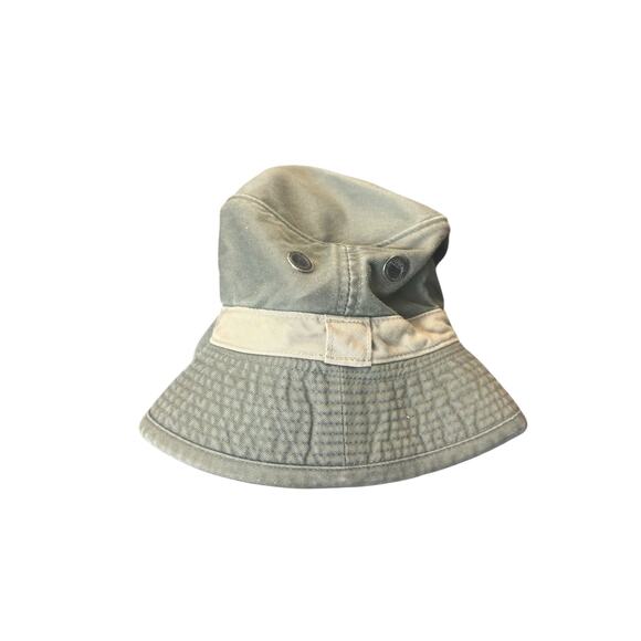 Abercrombie & Fitch Vintage Y2K Bucket Hat - Army Green with White Band - Picture 3 of 6